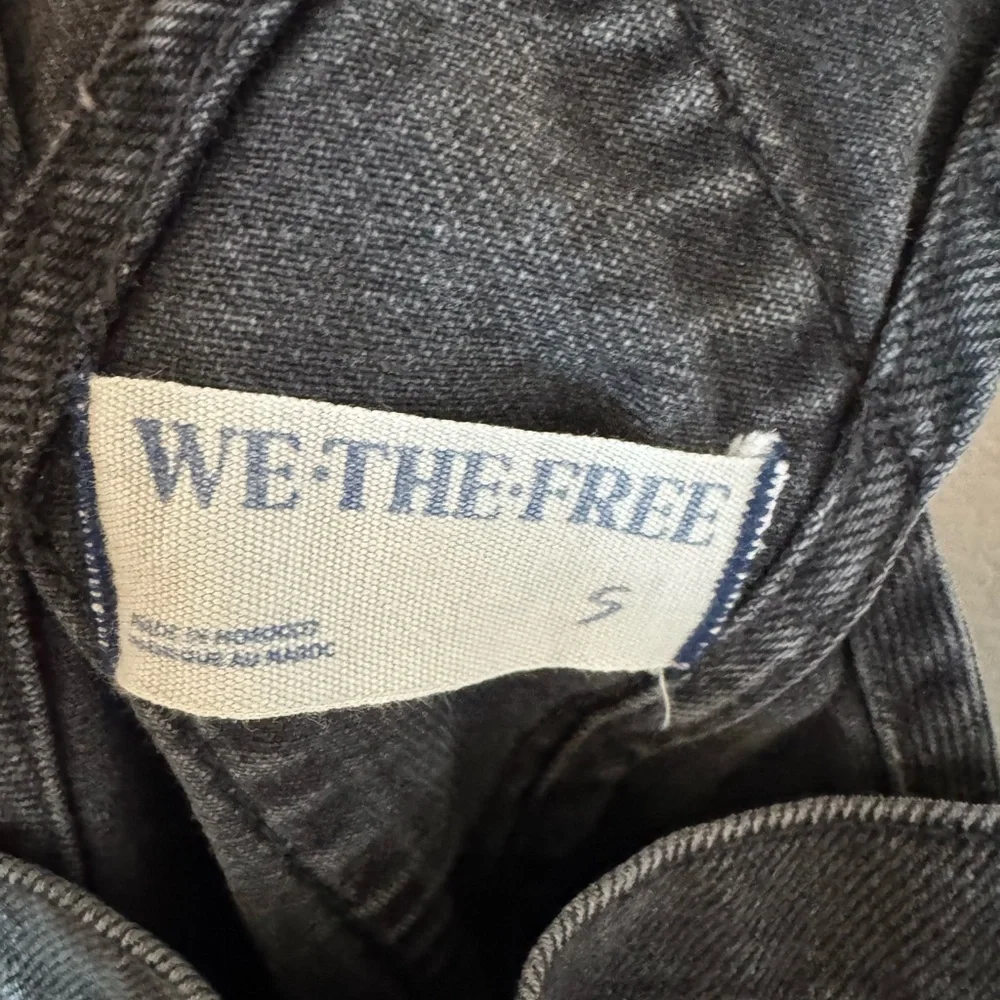 We The Free Charcoal Denim Overalls - Picture 2 of 3